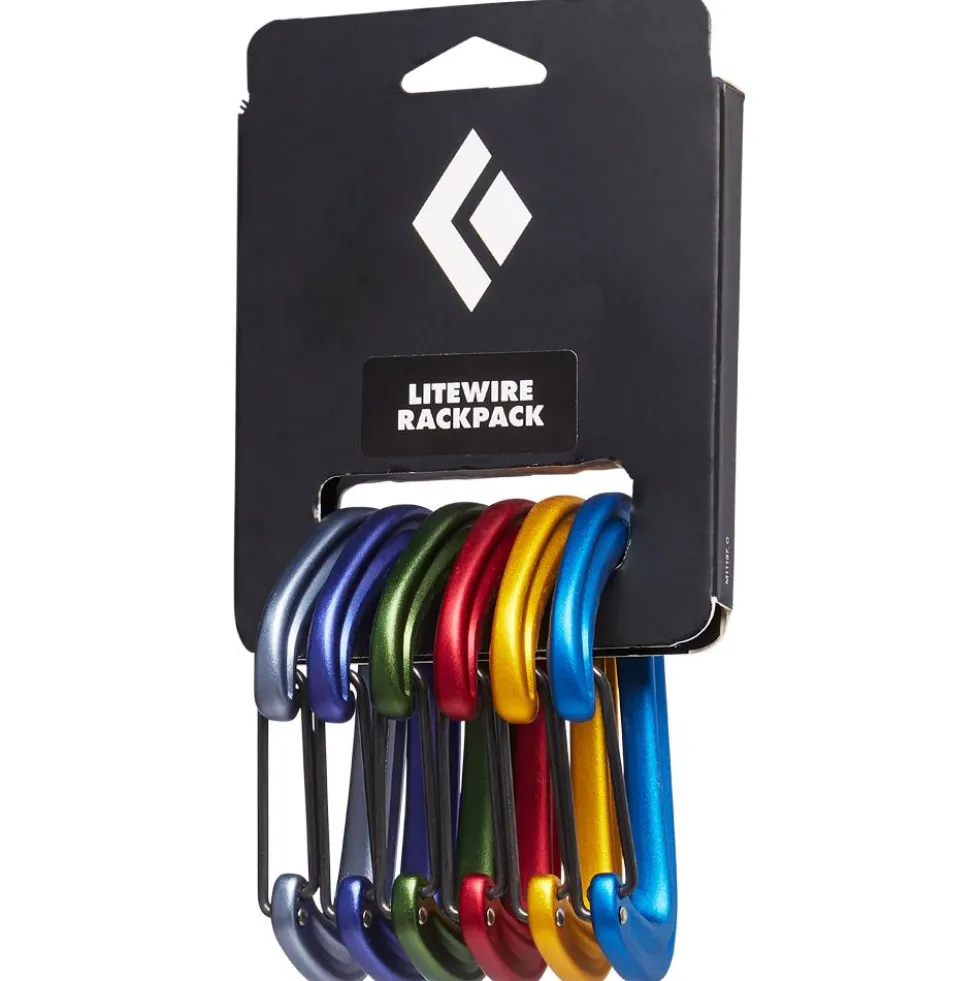 Moschettoni Black Diamond Litewire Rackpack 6 Multicolor