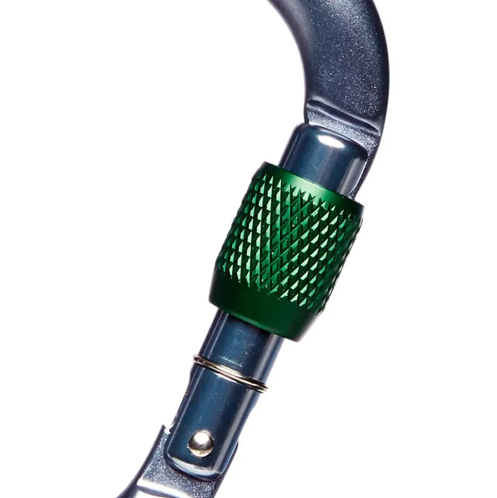 Moschettoni Black Diamond Pearlock Screwgate Grey
