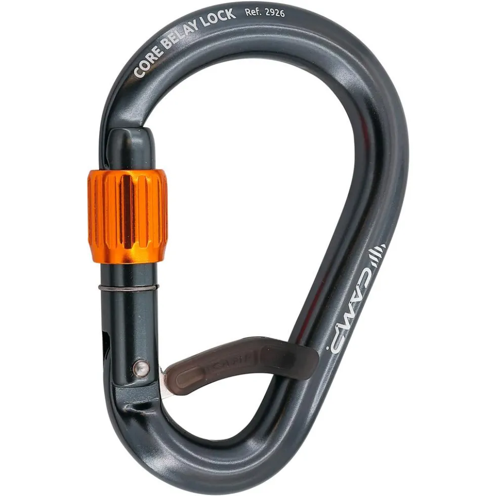 Moschettoni C.A.M.P. Core Belay Lock Gris Orange