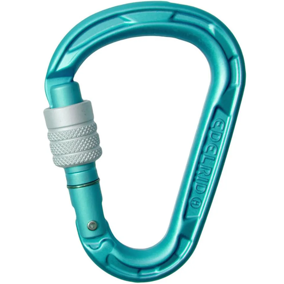 Moschettoni Edelrid Hms Strike Screw Icemint