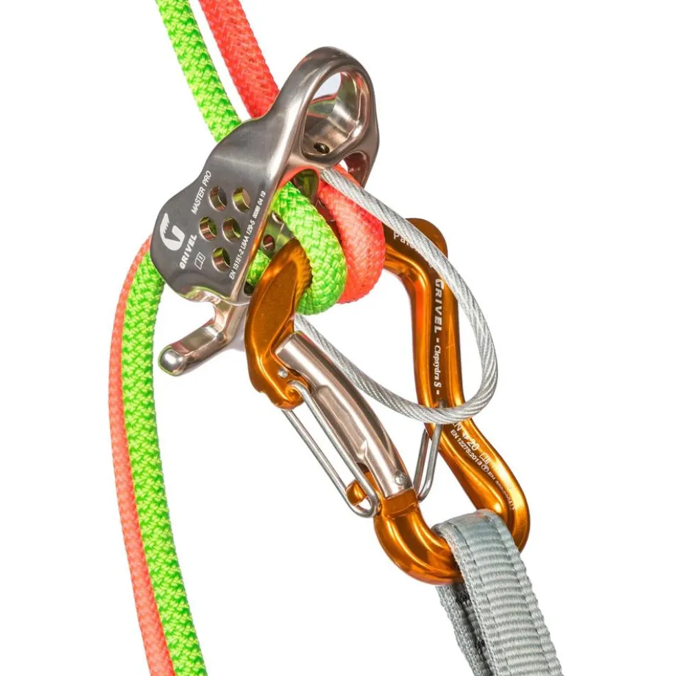 Moschettoni Grivel Clepsydra S K10GS Twin Gate Orange