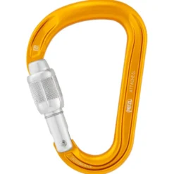 Moschettoni Petzl Attache Screw Lock Jaune