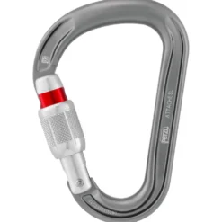 Moschettoni Petzl Attache Screw Lock Gris