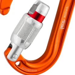 Moschettoni Petzl Rocha Screw Lock Orange