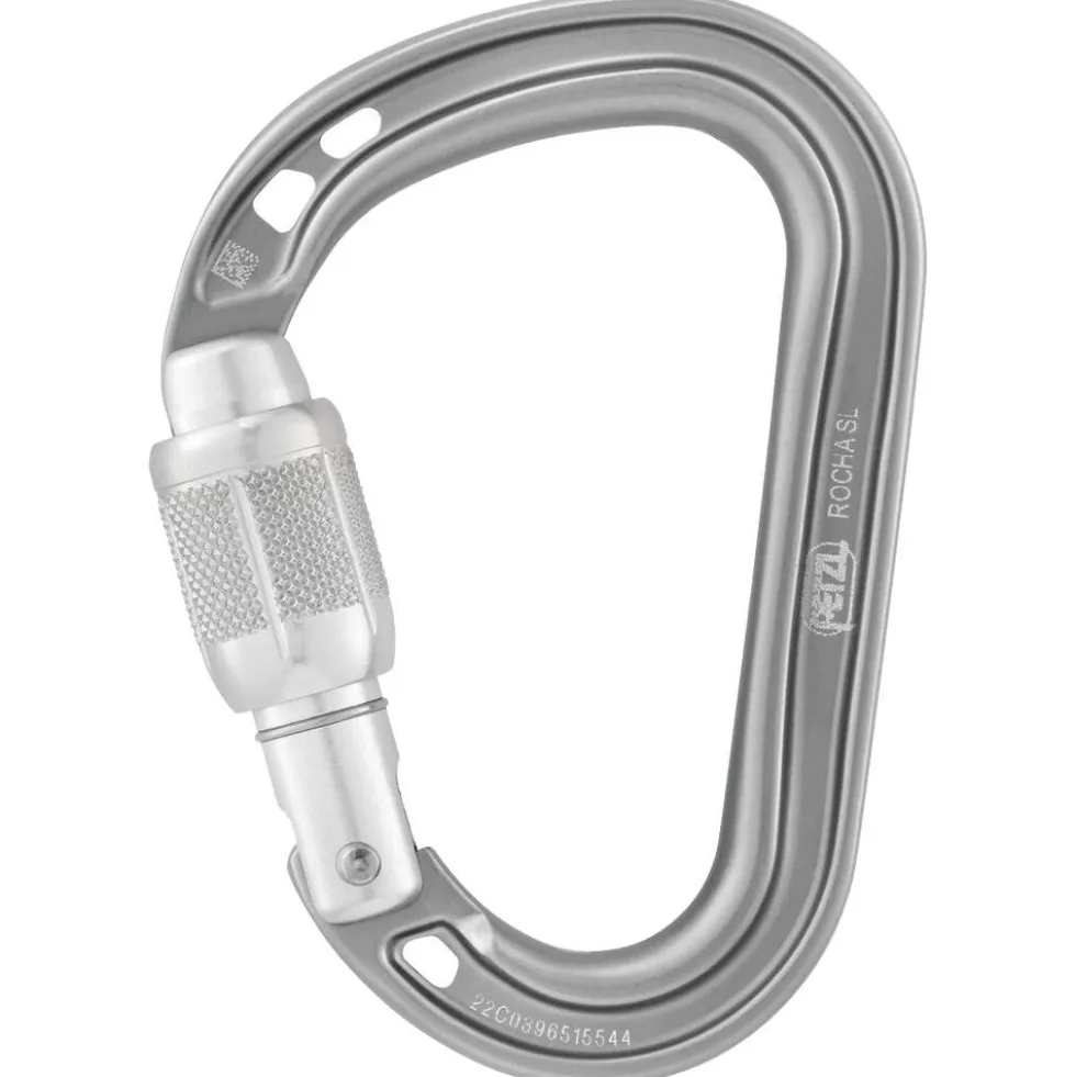 Moschettoni Petzl Rocha Screw Lock Gris