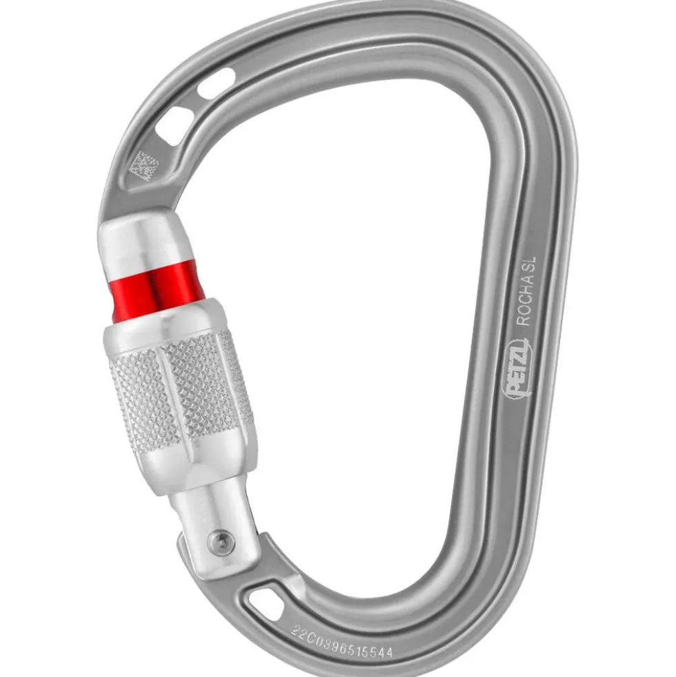 Moschettoni Petzl Rocha Screw Lock Gris