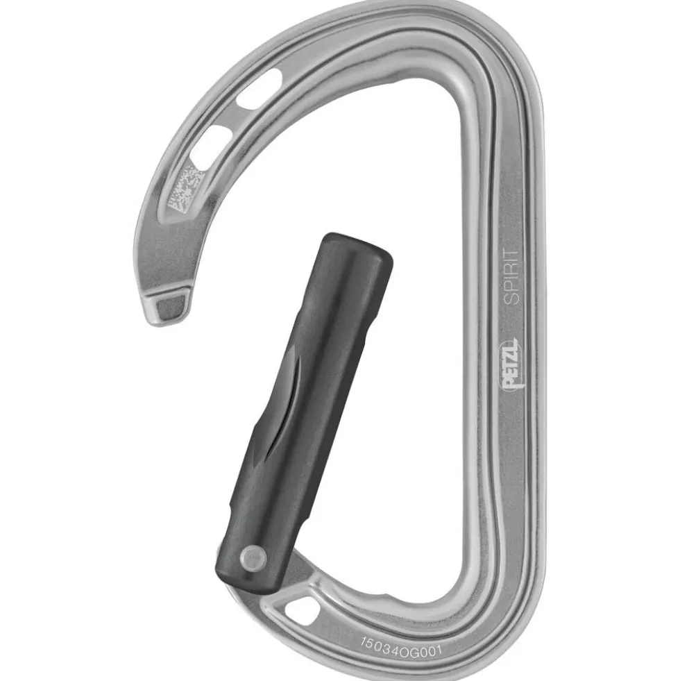 Moschettoni Petzl Spirit droit Grey