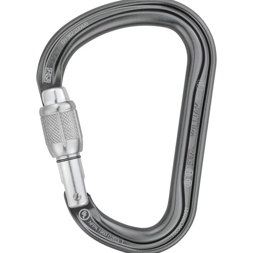 Moschettoni Petzl William Screw Lock