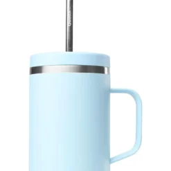 Mug Qwetch Cold Cup 600 ml + Anse Pastel Bleu
