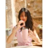 Mug Qwetch Cold Cup 600 ml + Anse Pastel Rose