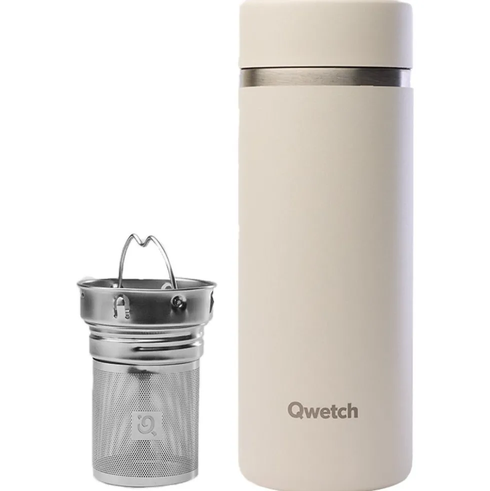 Mug Qwetch Théière Isotherme 400 ml Matt Sable