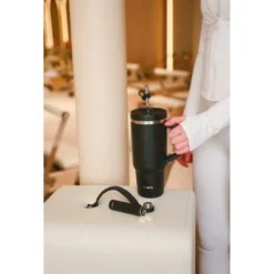 Mug Qwetch Travel Cup Inox 900 ml Matt Noir