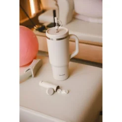 Mug Qwetch Travel Cup Inox 900 ml Matt Sable