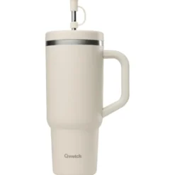 Mug Qwetch Travel Cup Inox 900 ml Matt Sable
