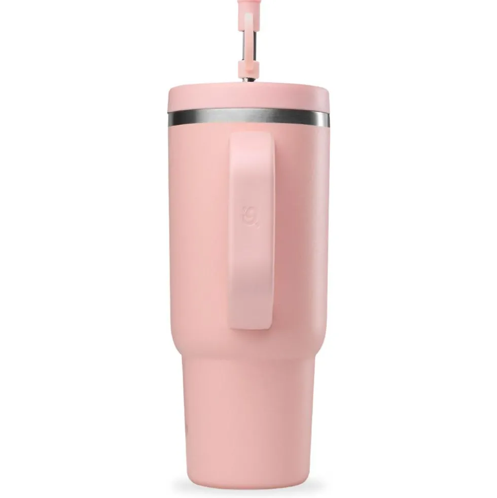 Mug Qwetch Travel Cup Inox 900 ml Rose Pastel