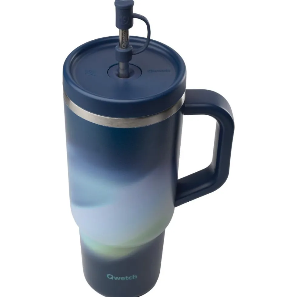 Mug Qwetch Travel Cup 900 ml Aura Bleu Nuit