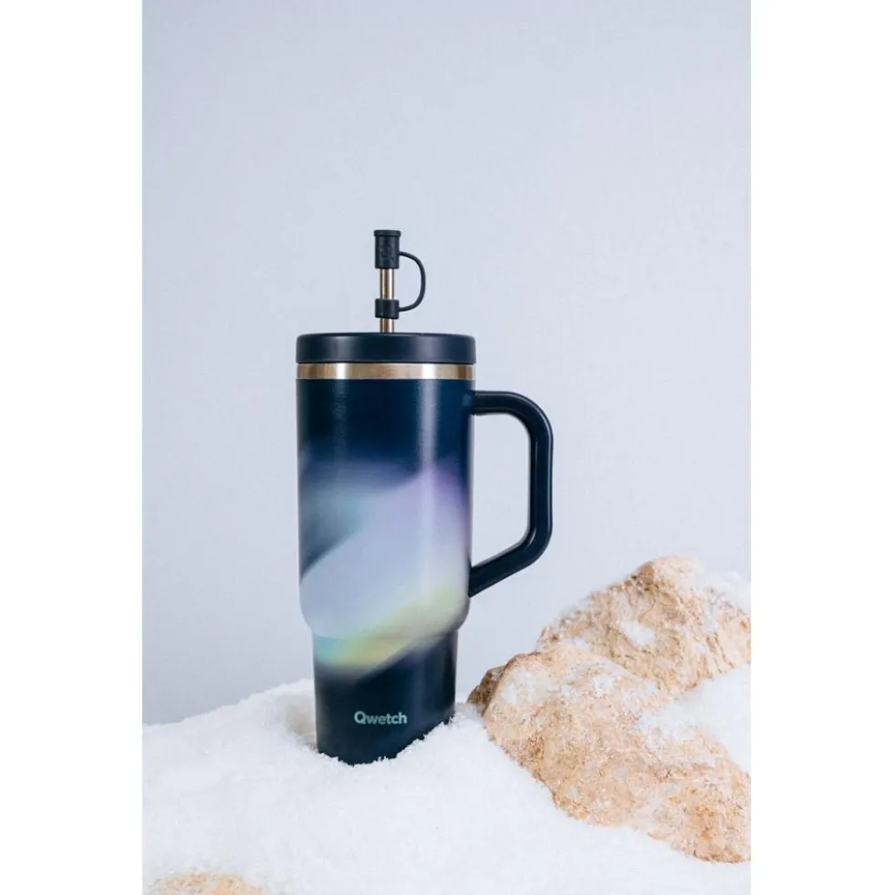 Mug Qwetch Travel Cup 900 ml Aura Bleu Nuit
