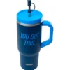 Mug Qwetch Travel Cup 900 ml Level Up Bleu Nuit