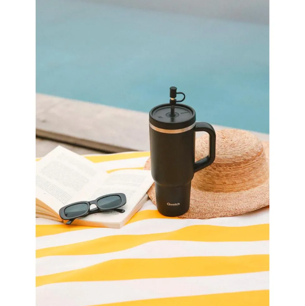 Mug Qwetch Travel Cup 900 ml Matt Noir