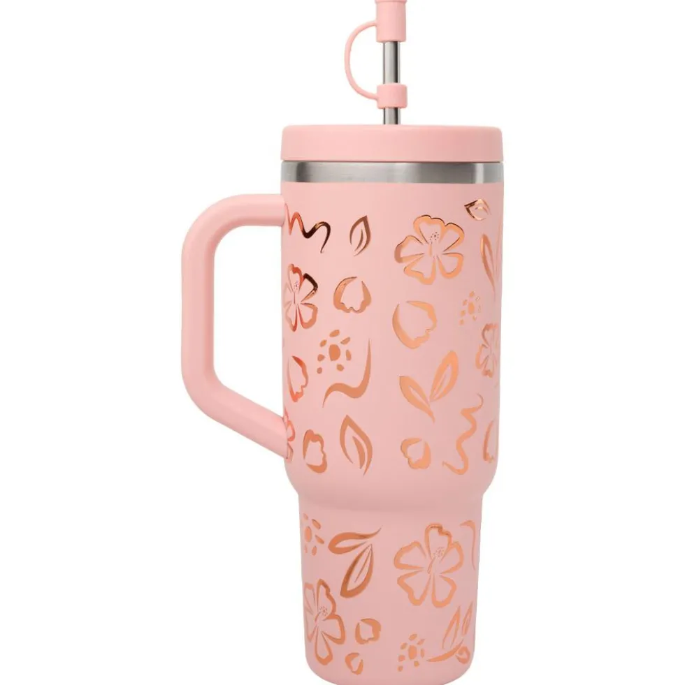 Mug Qwetch Travel Cup 900 ml Rose Pastel