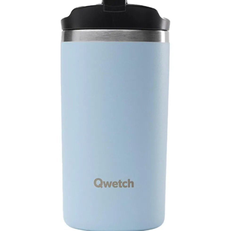 Mug Qwetch Travel Mug 240 ml Matt Pastel Bleu