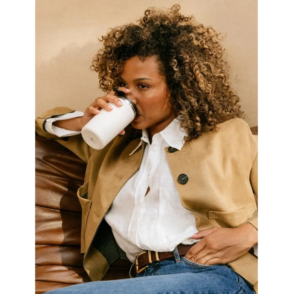 Mug Qwetch Travel Mug 240 ml Matt Sable