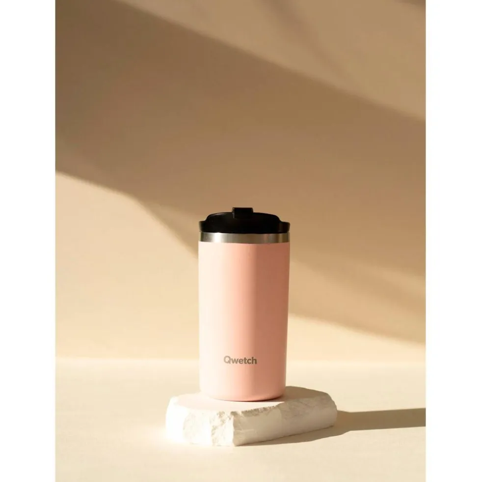 Mug Qwetch Travel Mug 350 ml Pastel Rose