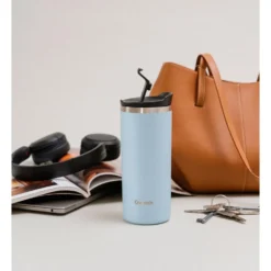 Mug Qwetch Travel Mug 470 ml Pastel Bleu