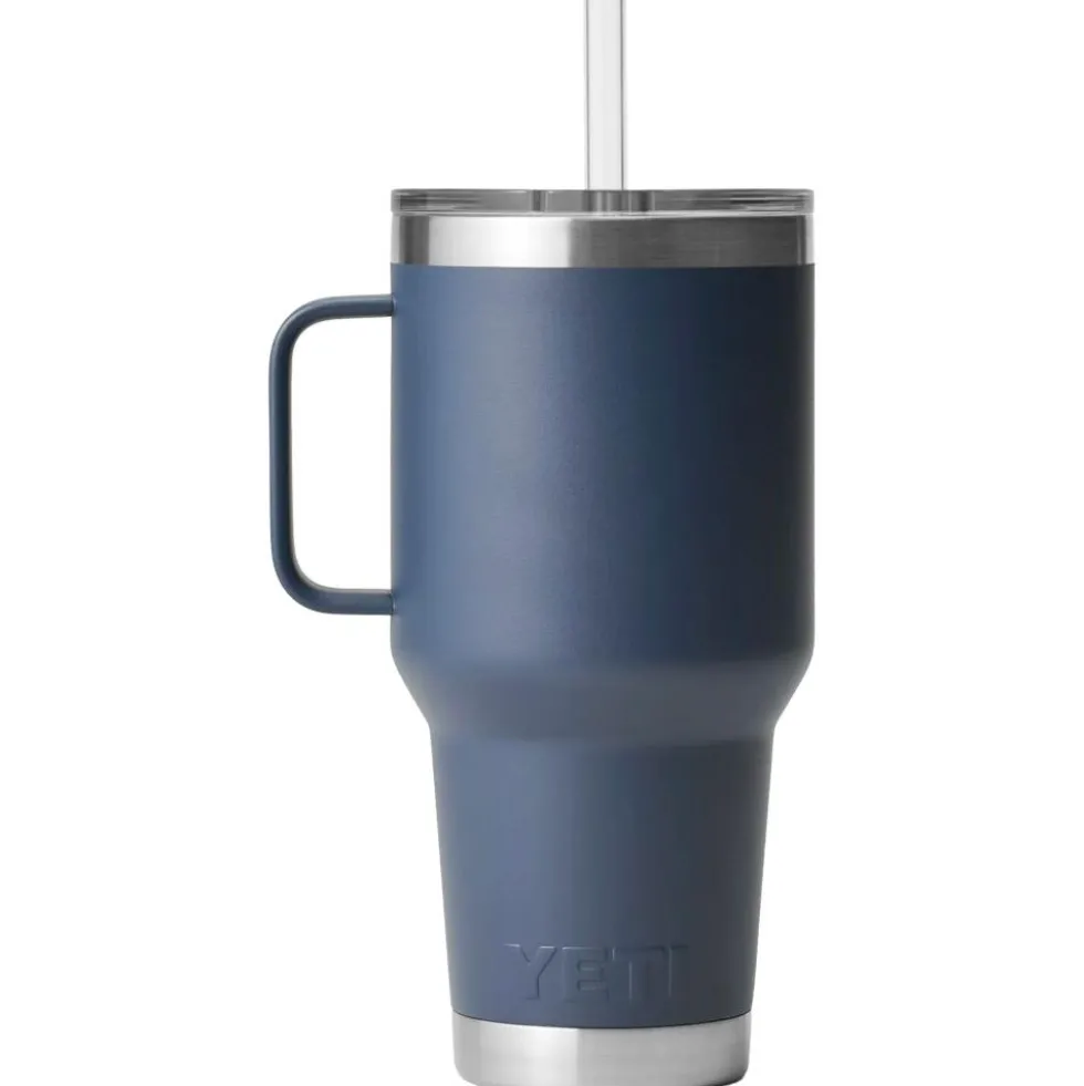 Mug Yeti Rambler 35 Oz (994 ml) Straw Mug Navy
