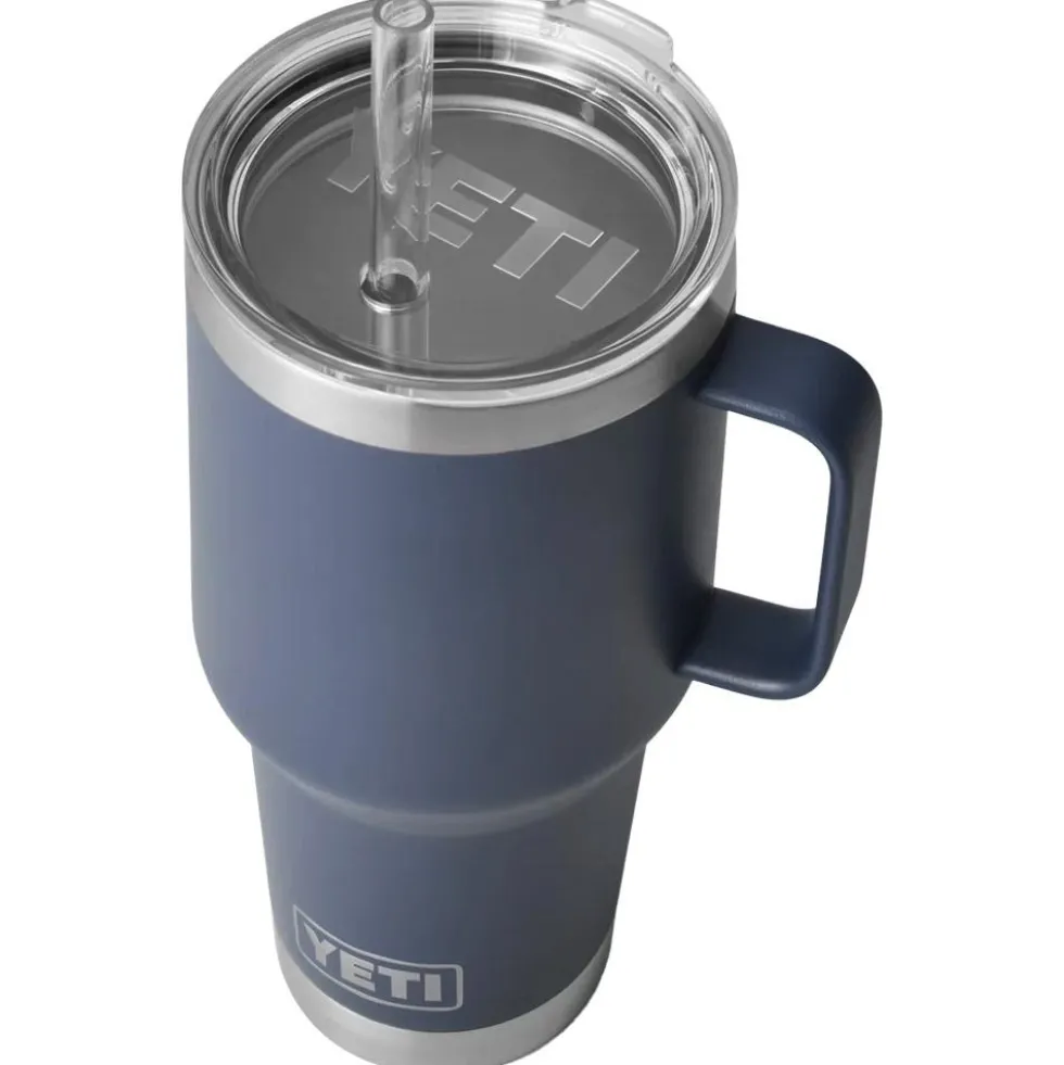 Mug Yeti Rambler 35 Oz (994 ml) Straw Mug Navy