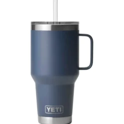 Mug Yeti Rambler 35 Oz (994 ml) Straw Mug Navy