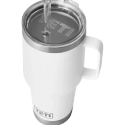 Mug Yeti Rambler 35 Oz (994 ml) Straw Mug White