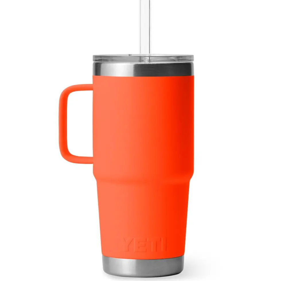 Mug Yeti Rambler 25 Oz (739 ml) Straw Mug Papaya