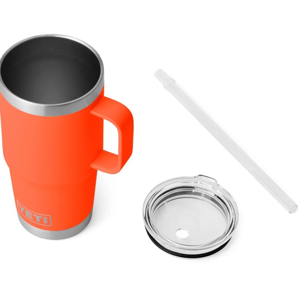 Mug Yeti Rambler 25 Oz (739 ml) Straw Mug Papaya