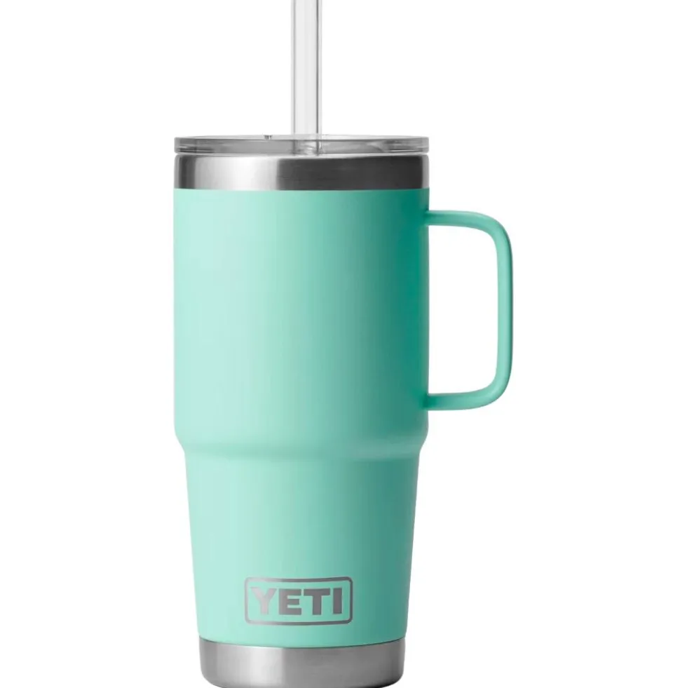 Mug Yeti Rambler 25 Oz (739 ml) Straw Mug Seafom