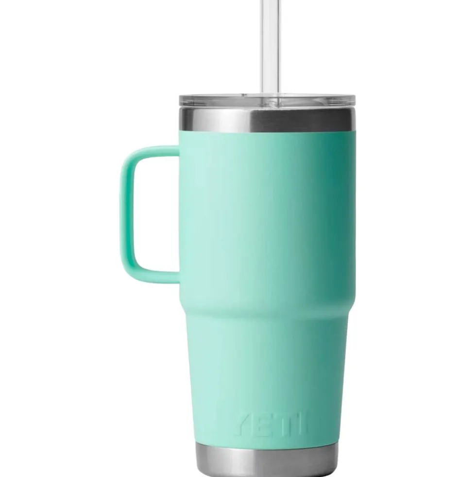 Mug Yeti Rambler 25 Oz (739 ml) Straw Mug Seafom