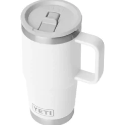 Mug Yeti Rambler 20 Oz (591 ml) Travel Straw Mug White