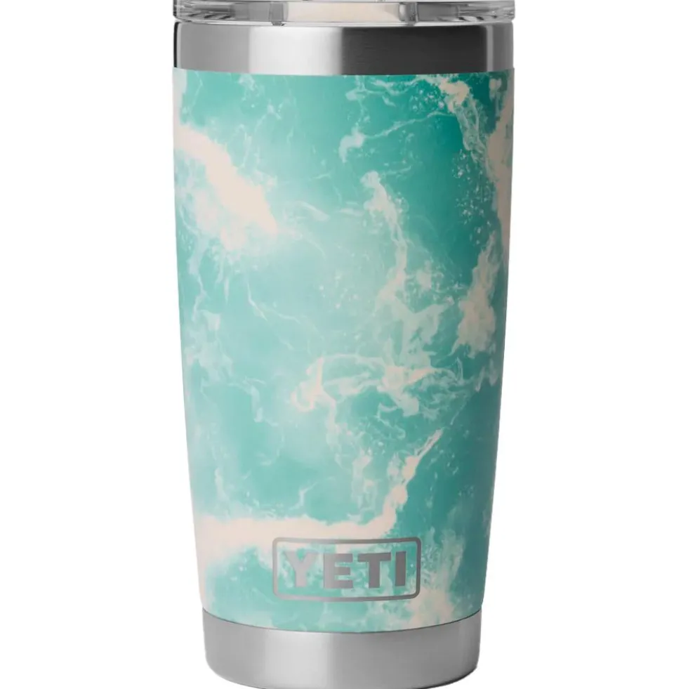 Mug Yeti Rambler 20 Oz (591 ml) Tumbler Seafoam Pattern