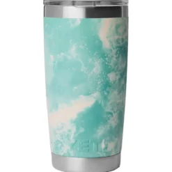 Mug Yeti Rambler 20 Oz (591 ml) Tumbler Seafoam Pattern
