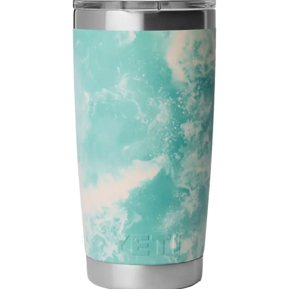 Mug Yeti Rambler 20 Oz (591 ml) Tumbler Seafoam Pattern
