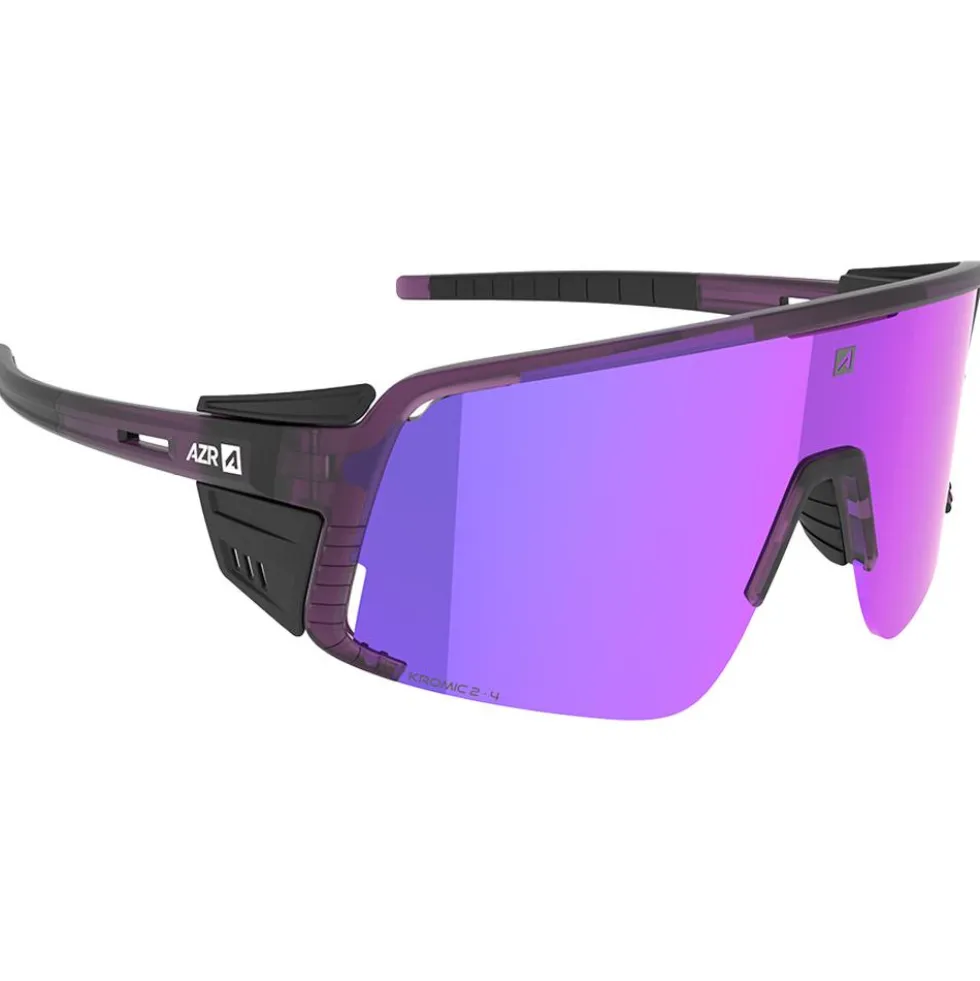 Occhiali da sole AZR Escape Rx Violette Mate Irisé Violet
