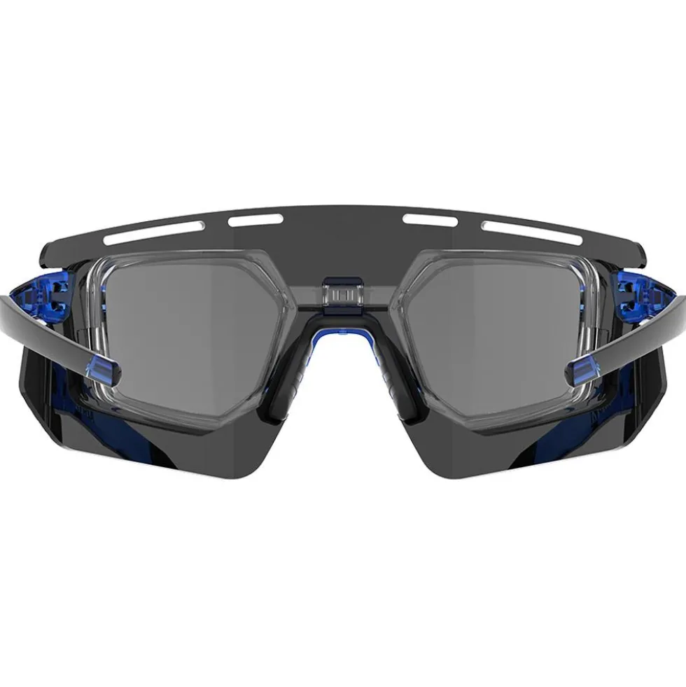 Occhiali da sole AZR Flash Rx Crystal Bleue Vernie Multicouche Bleu