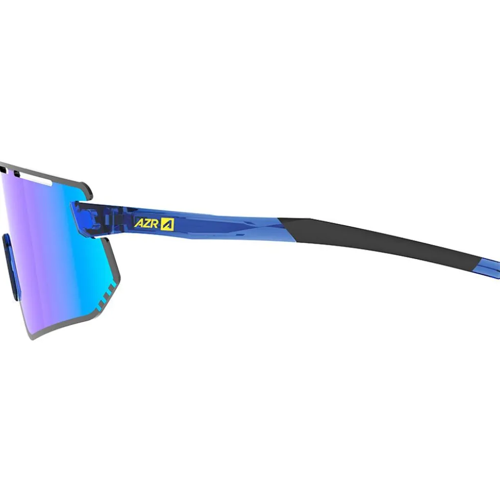 Occhiali da sole AZR Flash Rx Crystal Bleue Vernie Multicouche Bleu