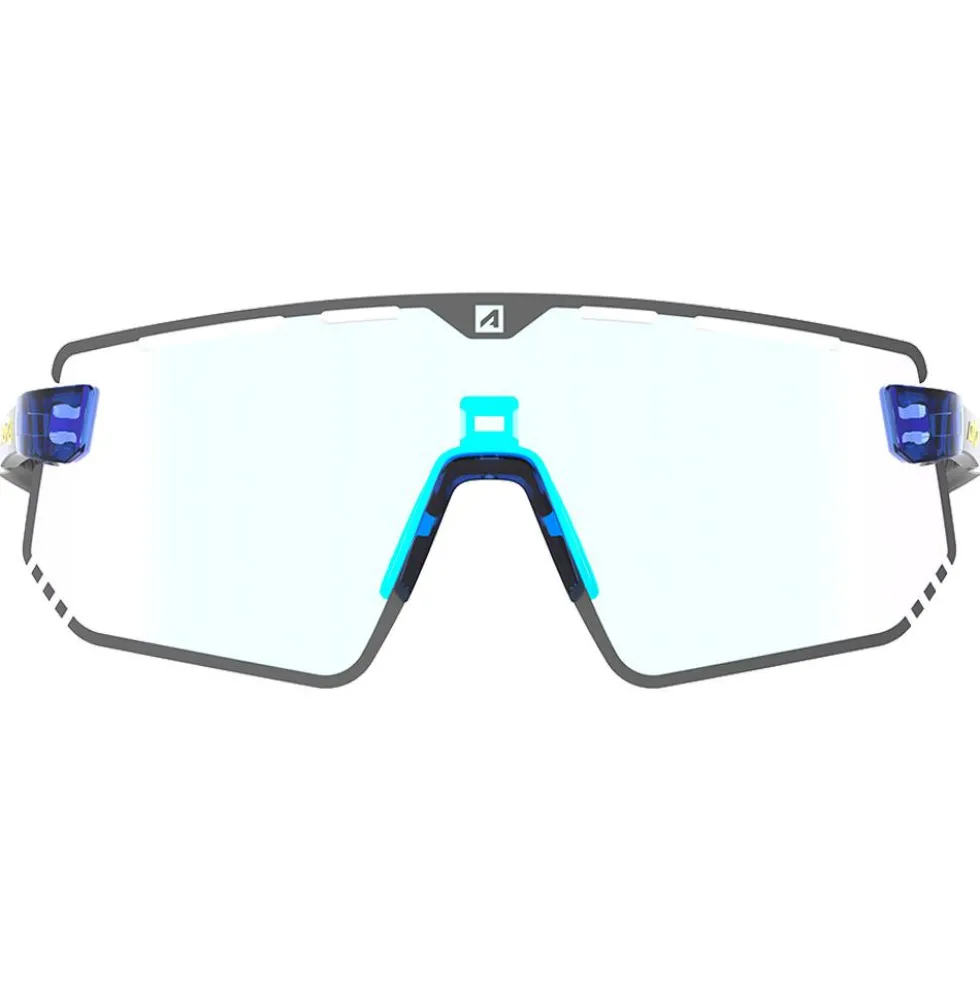 Occhiali da sole AZR Flash Rx Crystal Bleue Vernie Irisé Bleu