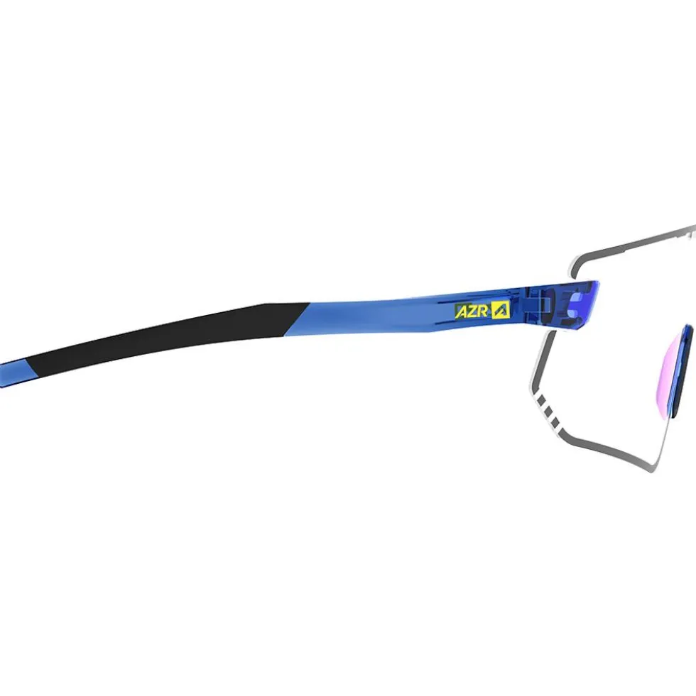 Occhiali da sole AZR Flash Rx Crystal Bleue Vernie Irisé Bleu