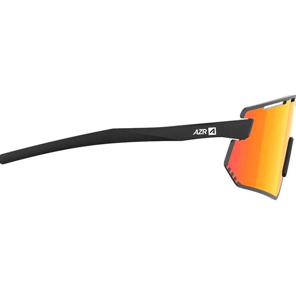 Occhiali da sole AZR Flash Rx Noire Mate Multicouche Rouge