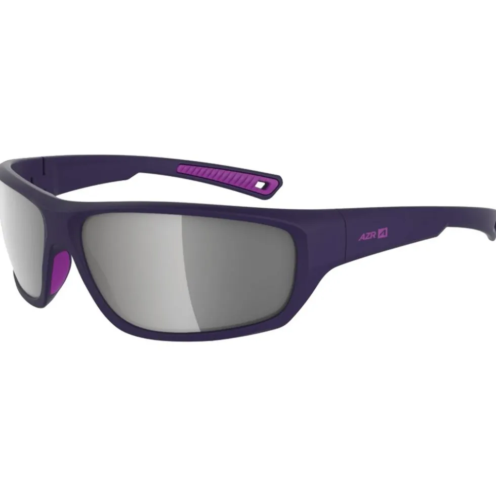 Occhiali da sole AZR Fly Mat Fuschia Gris Miroir