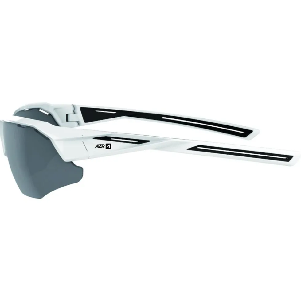 Occhiali da sole AZR Galibier Vernie Blanc Noir Gris Miroir