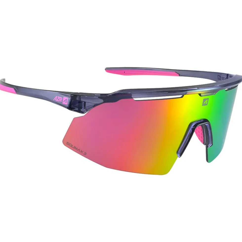 Occhiali da sole AZR Iseran Crystale Violette Vernie Multicouche Rose