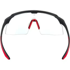 Occhiali da sole AZR Iseran Noire Mate Rouge Photochromique Irisé Rouge